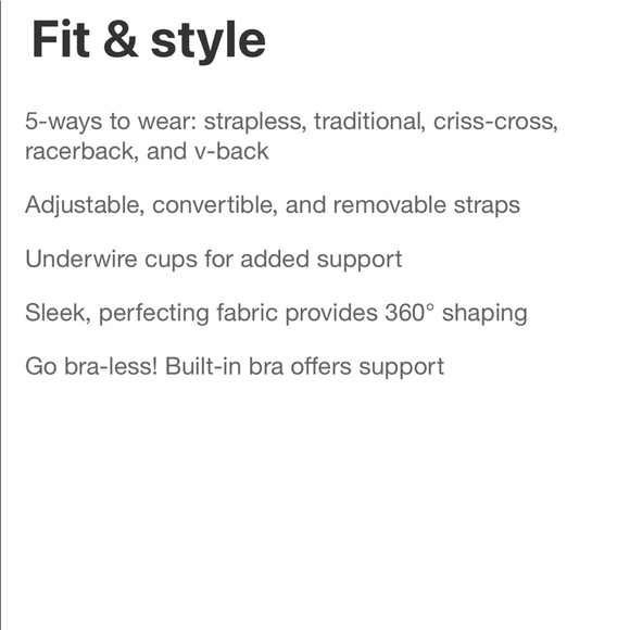 Assets by Spanx flawless finish strapless cupped mid thigh bodysuit (NO STRAPS) - Picture 4 of 11